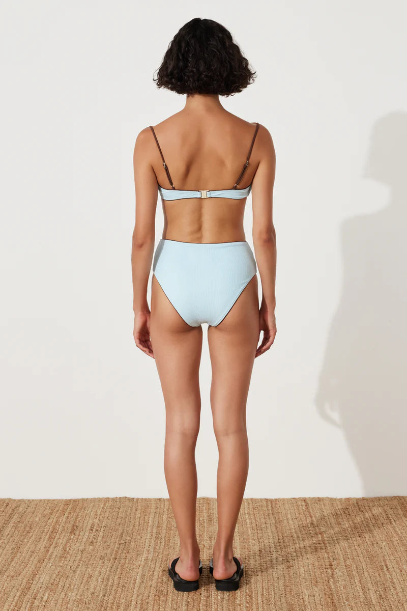SKY RIB WAISTED FULL BRIEF