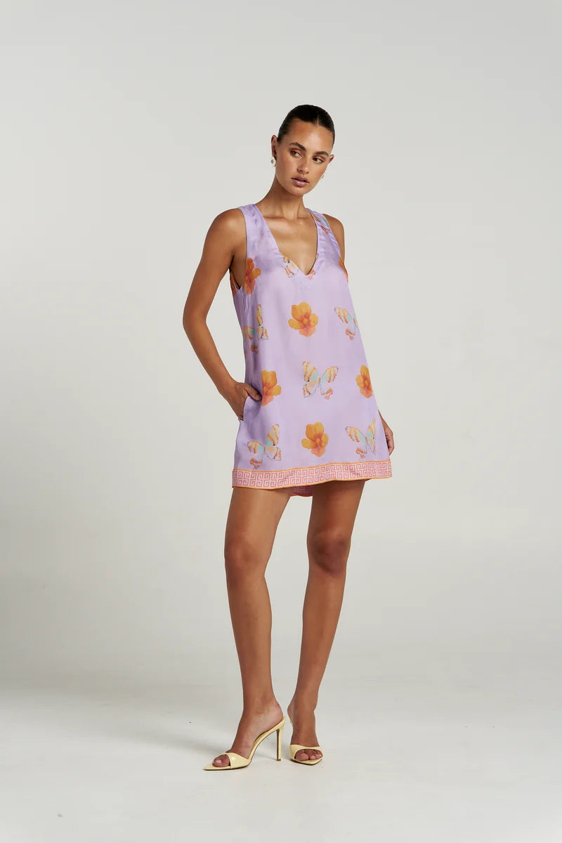 Summi Summi V Shift Dress – Reverie | Print Dress Australia