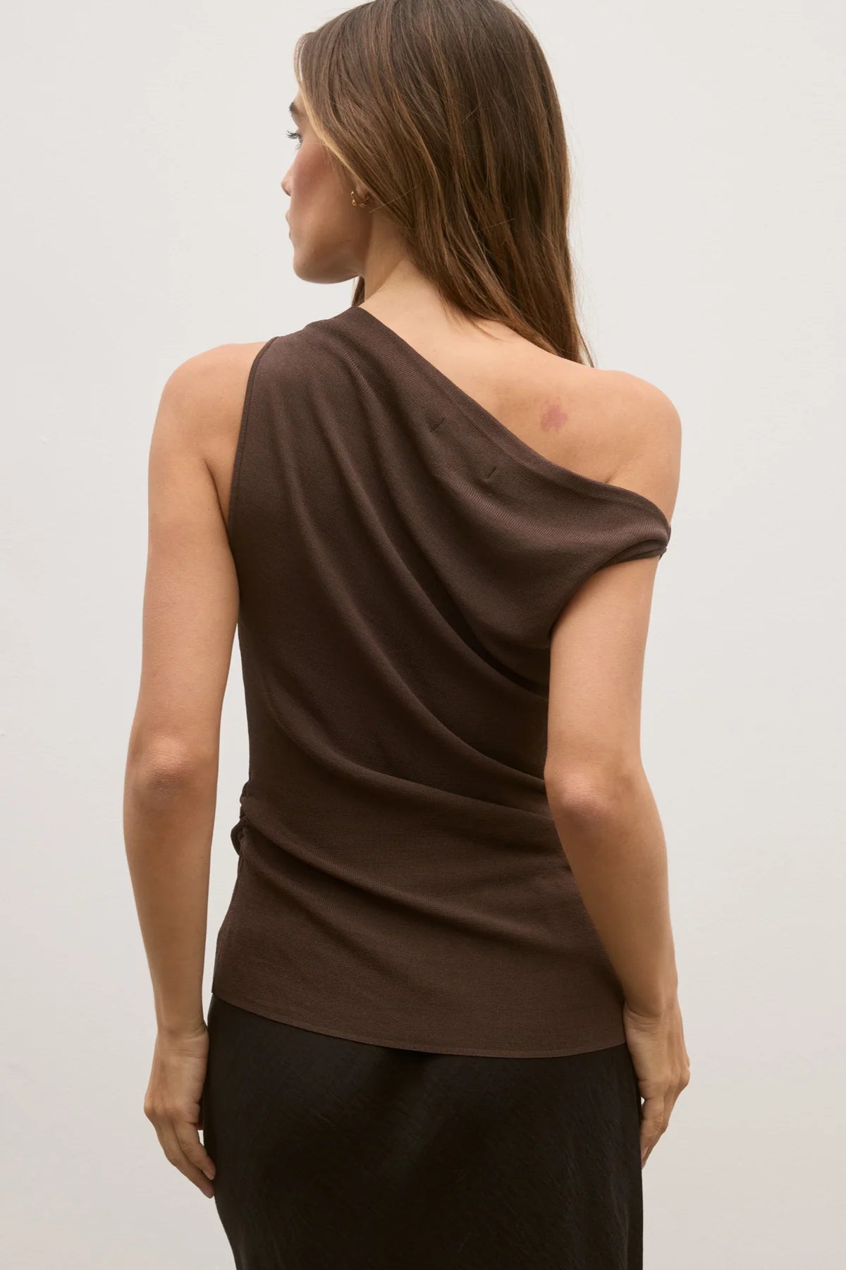 Monet Knit Top-Coffee