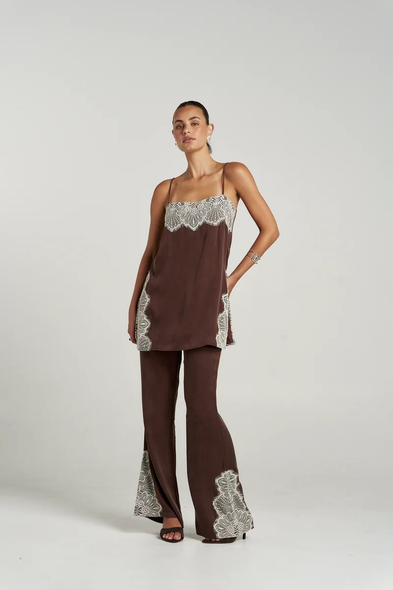 Florence Pant Espresso | Summi Summi Flared Pant