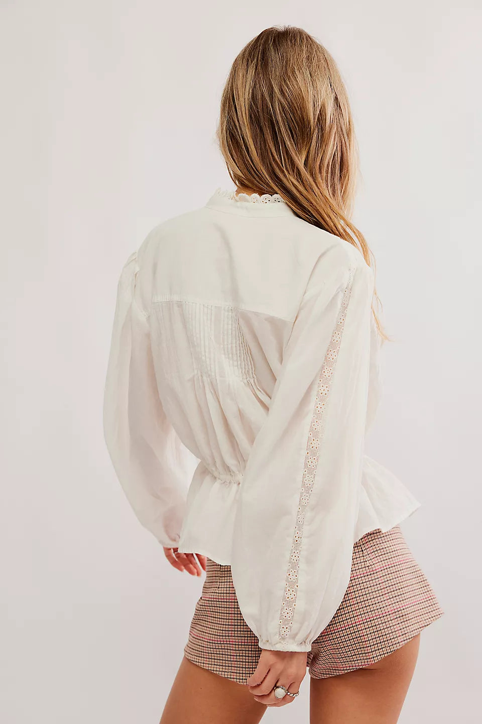 Free People White Best of Me Blouse available at Studio Row Boutique Newcastle.