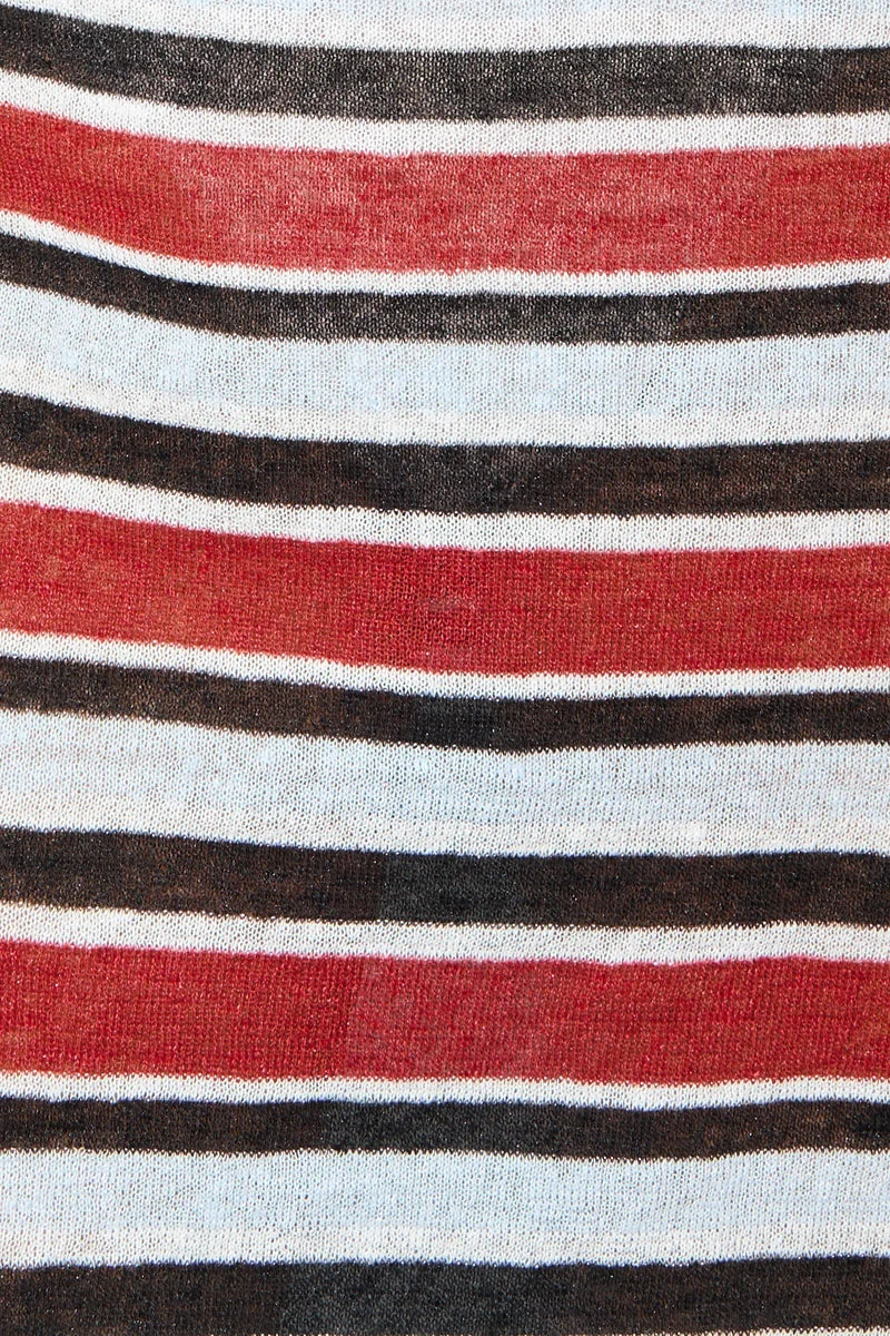 T-Shirt Knit Dress - Bold Stripe | Linen | Zulu & Zephyr