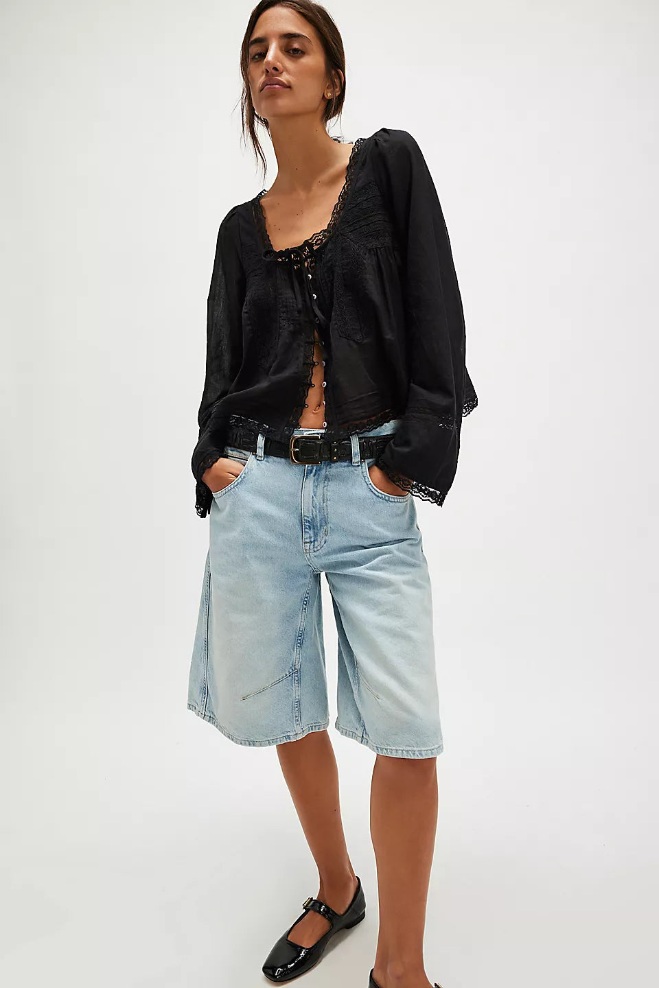 Forevermore Long-Sleeve Top - Black