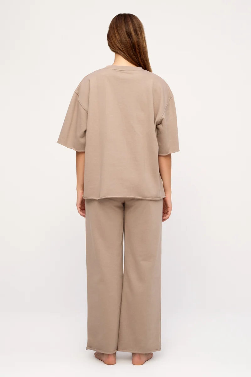 Terry Sport Sweat Pant - Stone | Zulu & Zephyr AU