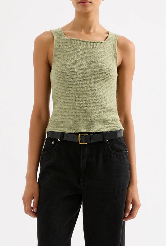Miru Knit Tank - Lime