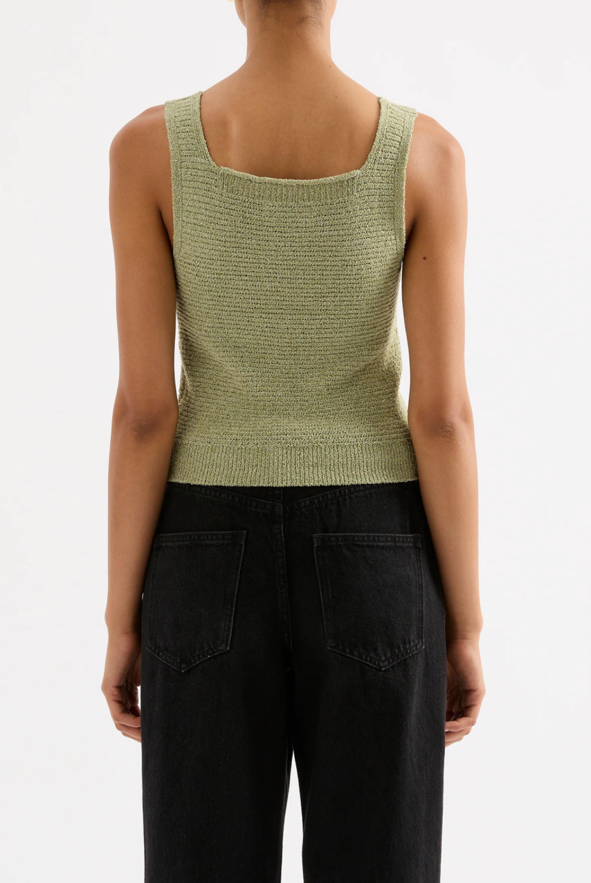 Miru Knit Tank - Lime