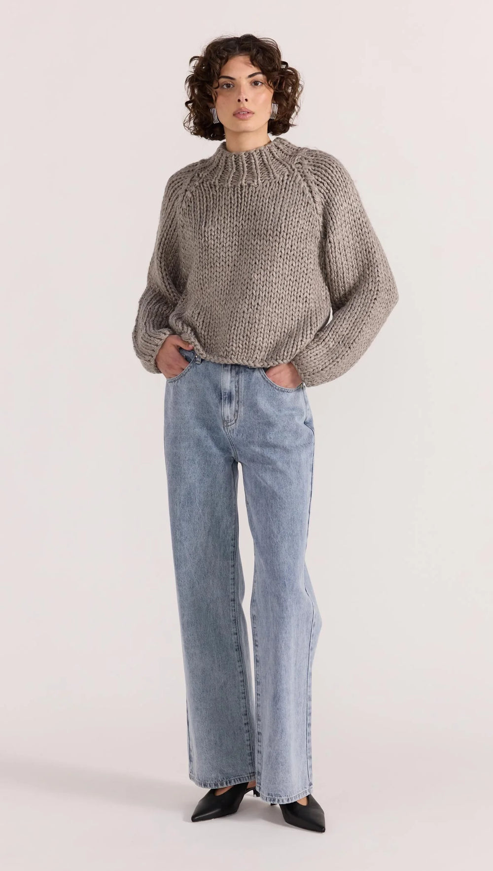 Monte Chunky Jumper - Charcoal