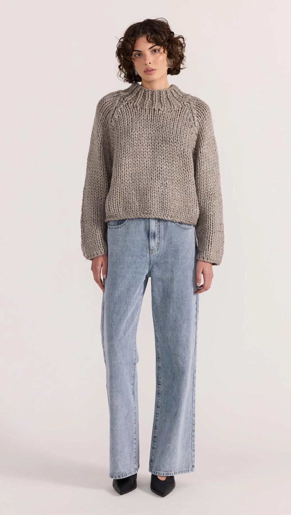 Monte Chunky Jumper - Charcoal