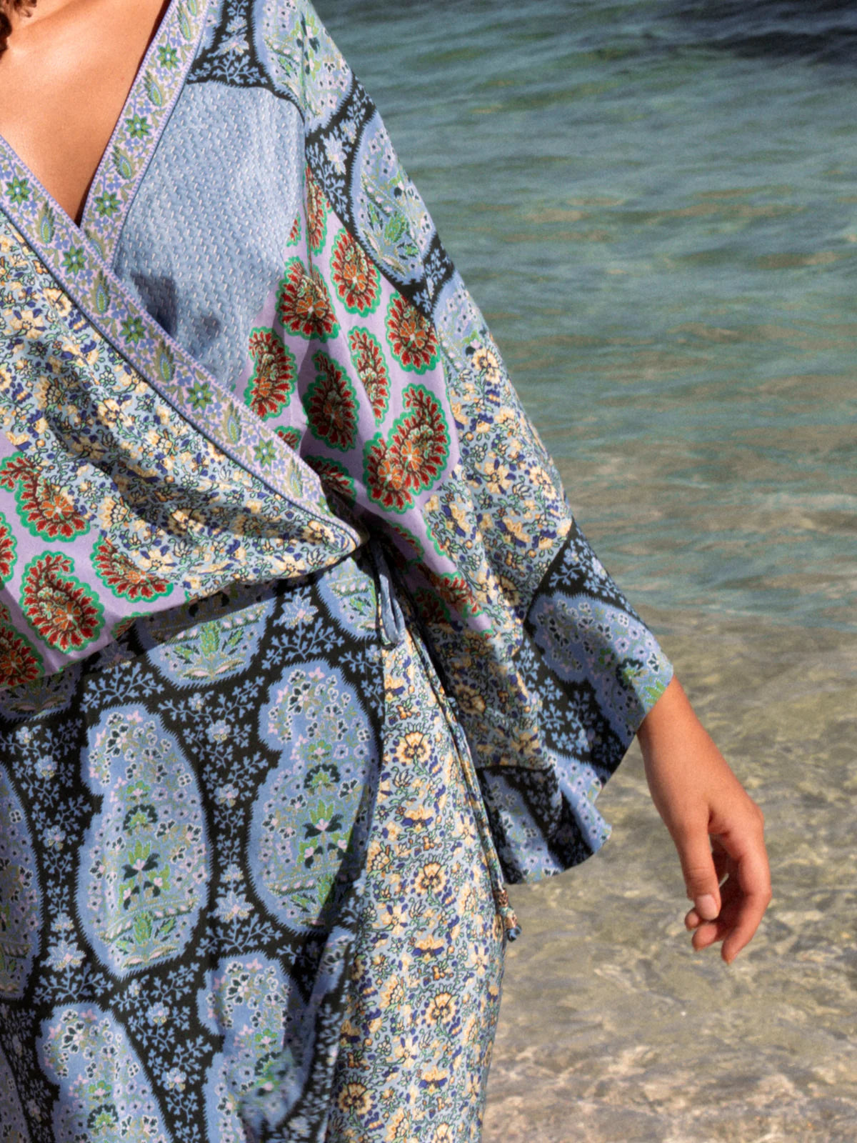 Onda Silk Robe Dress