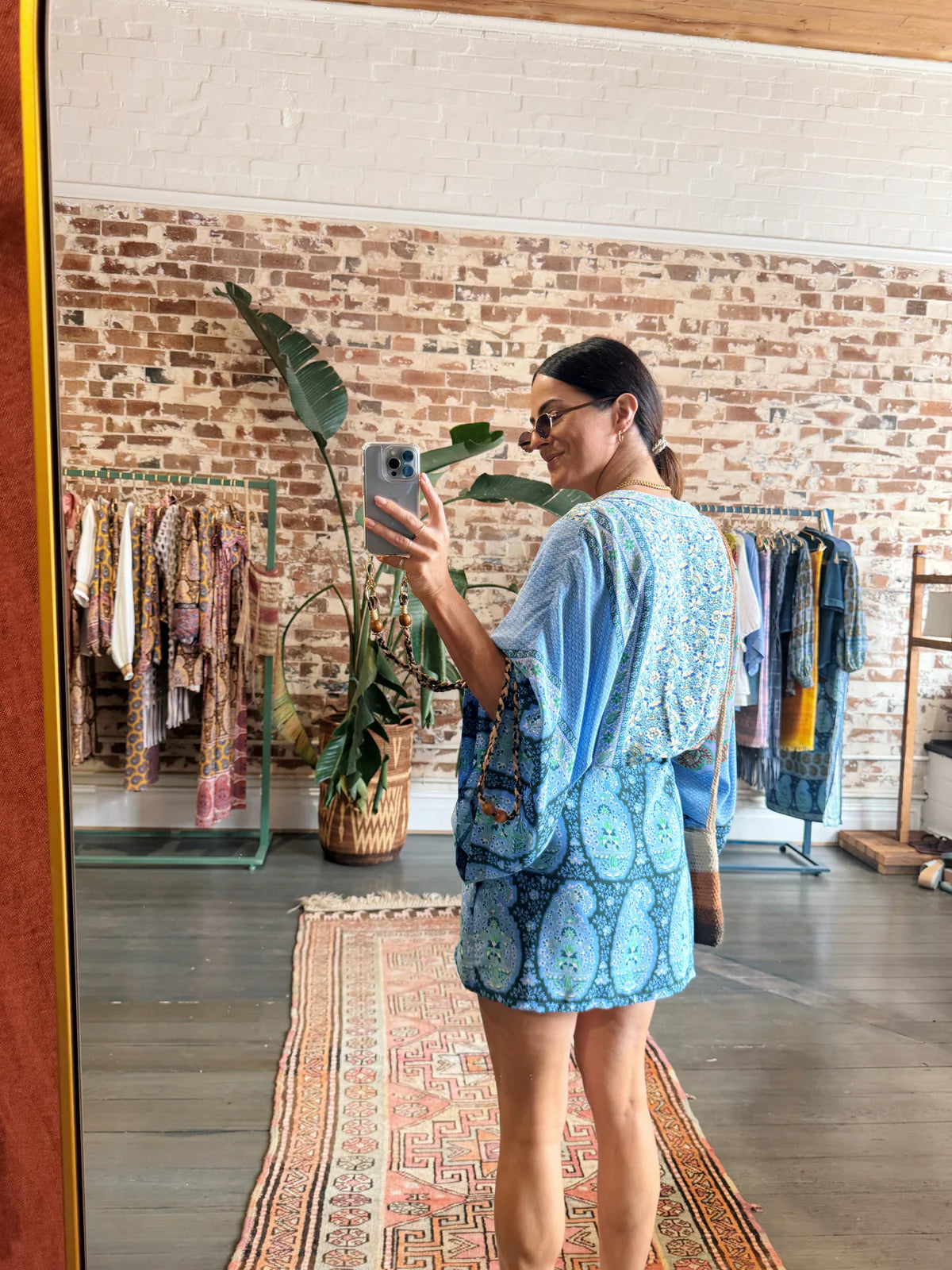 Onda Silk Robe Dress