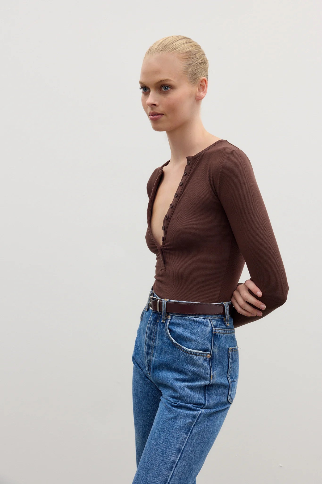 Lara Bodysuit - Chocolate