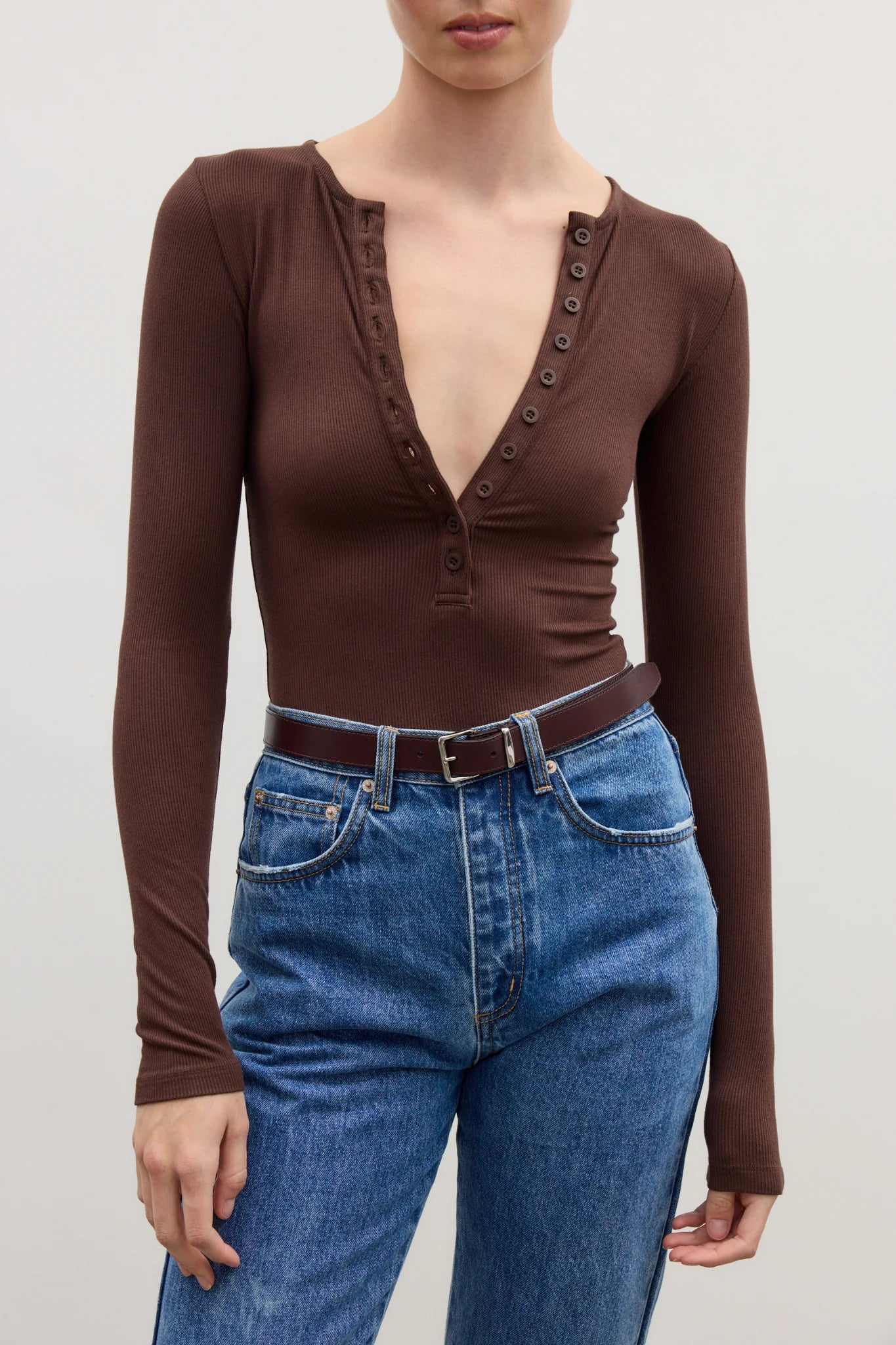 Lara Bodysuit - Chocolate