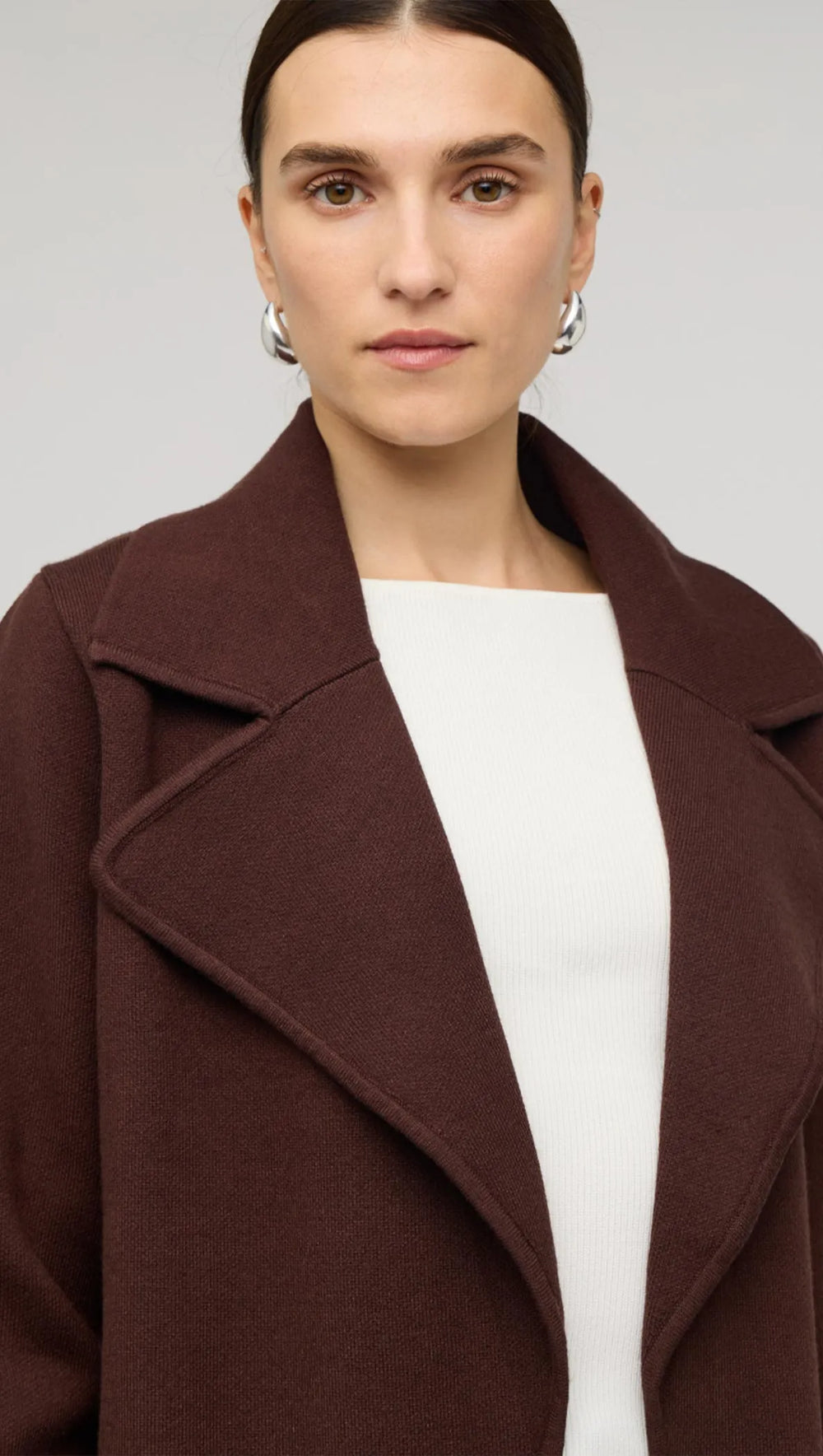 Core Coatigan - Chocolate