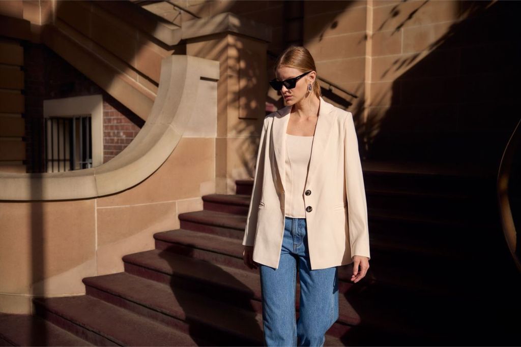 Sia Blazer - Cream