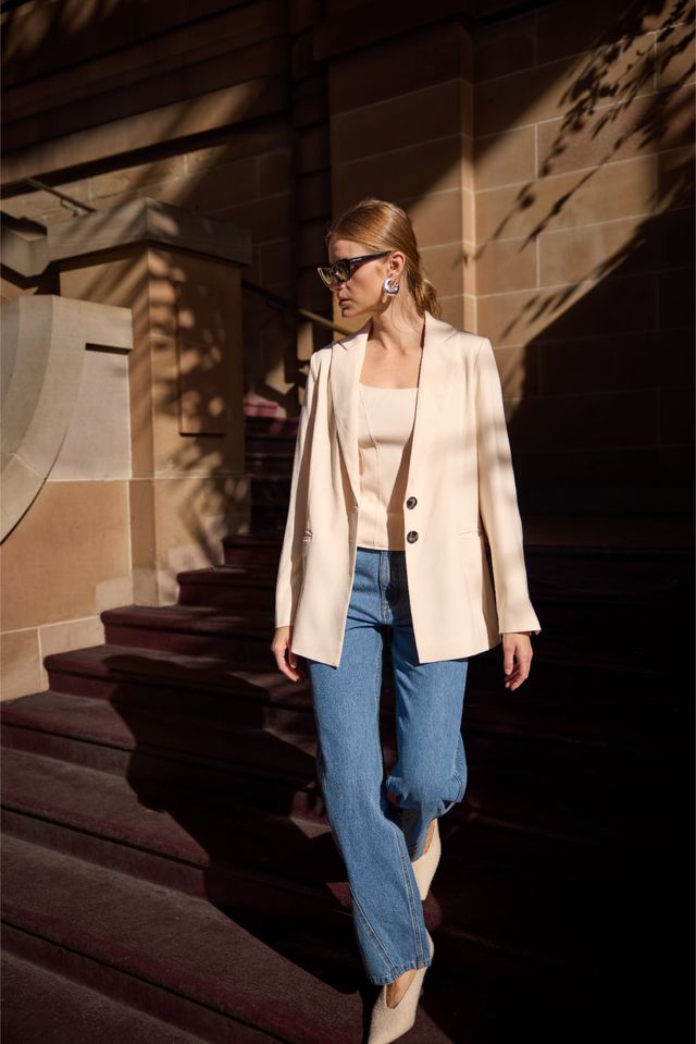 Sia Blazer - Cream