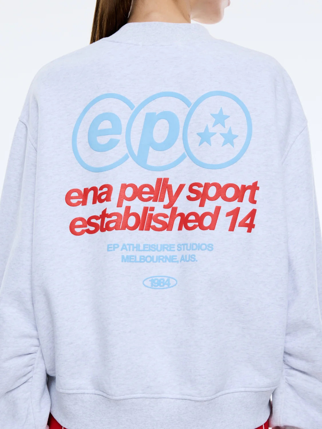 SPORT STUDIO SWEATSHIRT - WHITE MARLE