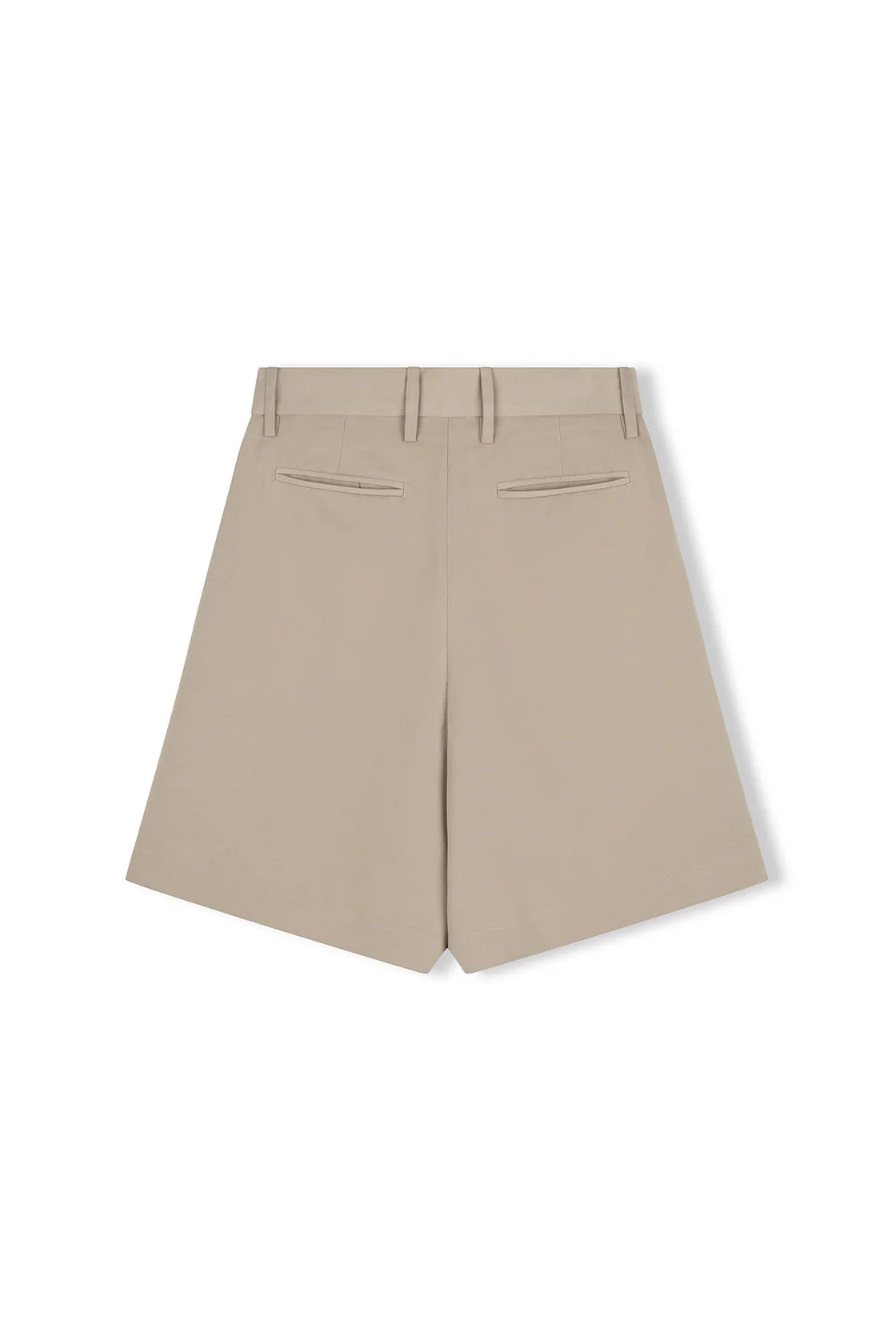 RECYCLED TAILORED SHORT - NATURAL
