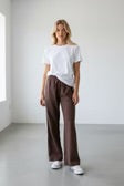 By Frankie Blue Mocha Racer Stripe