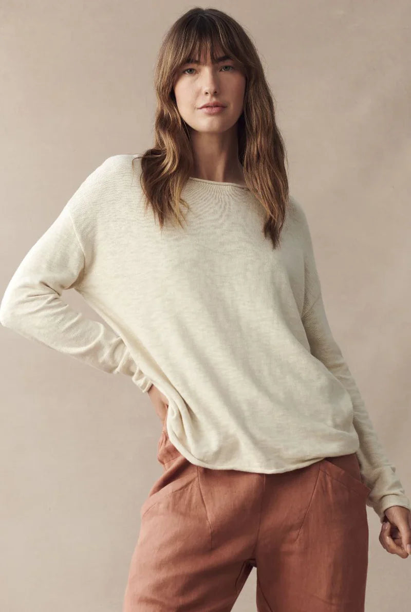 Little Lies Nellie Cotton Long Sleeve Top | Studio Row