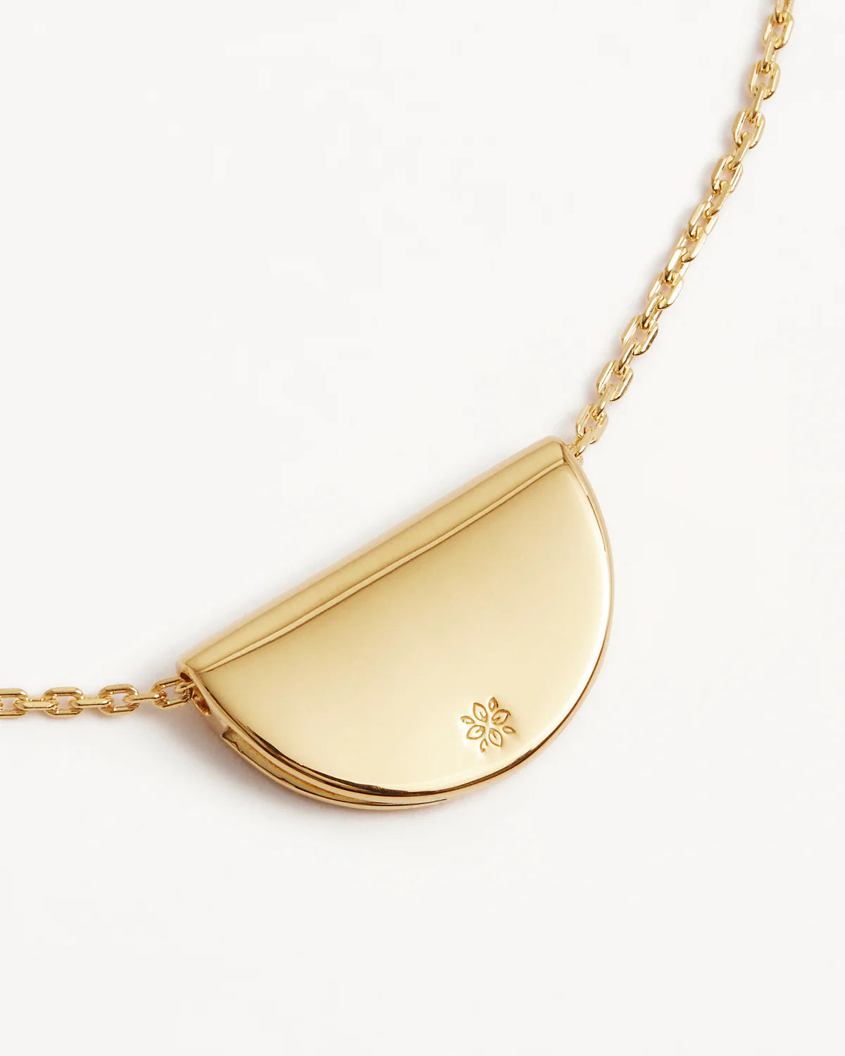 By Charlotte Lotus Necklace - Gold Vermeil