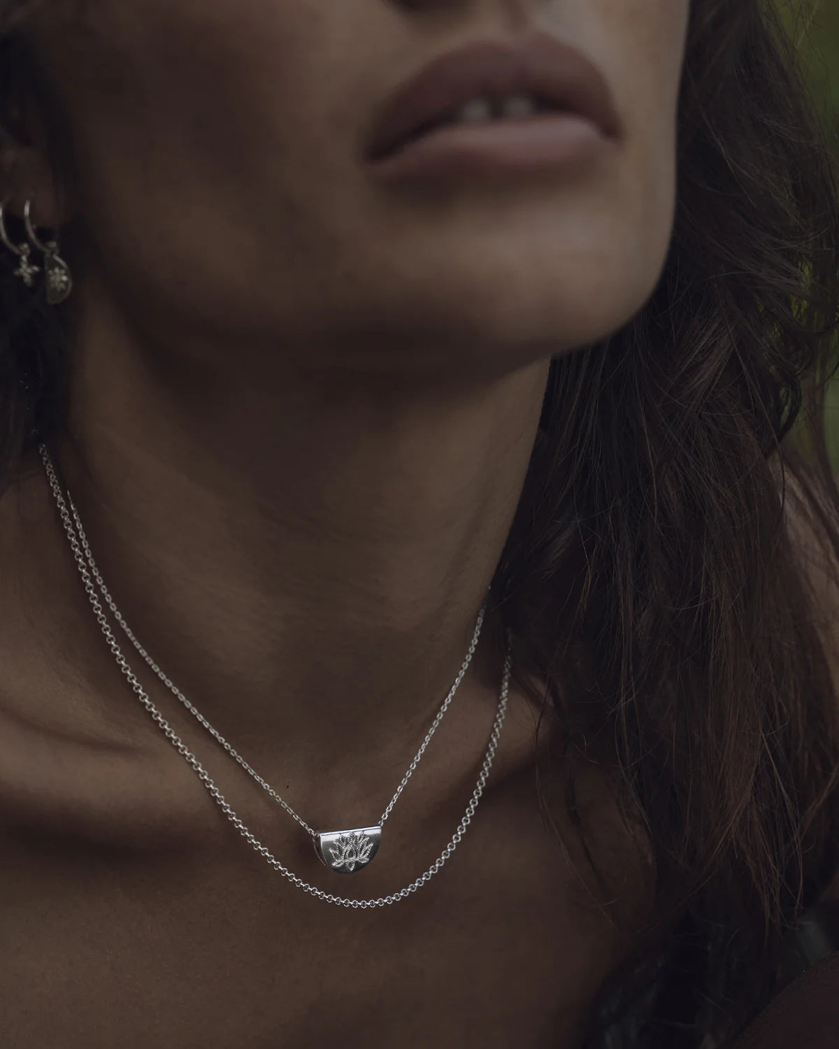 By Charlotte Sterling Silver Lotus Necklace