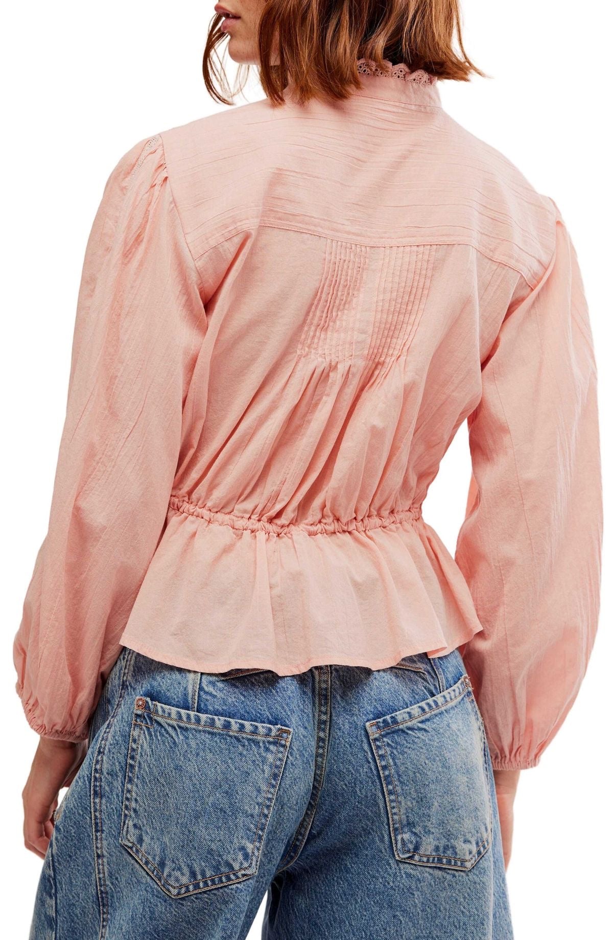 Best Of Me Blouse - Mellow Rose
