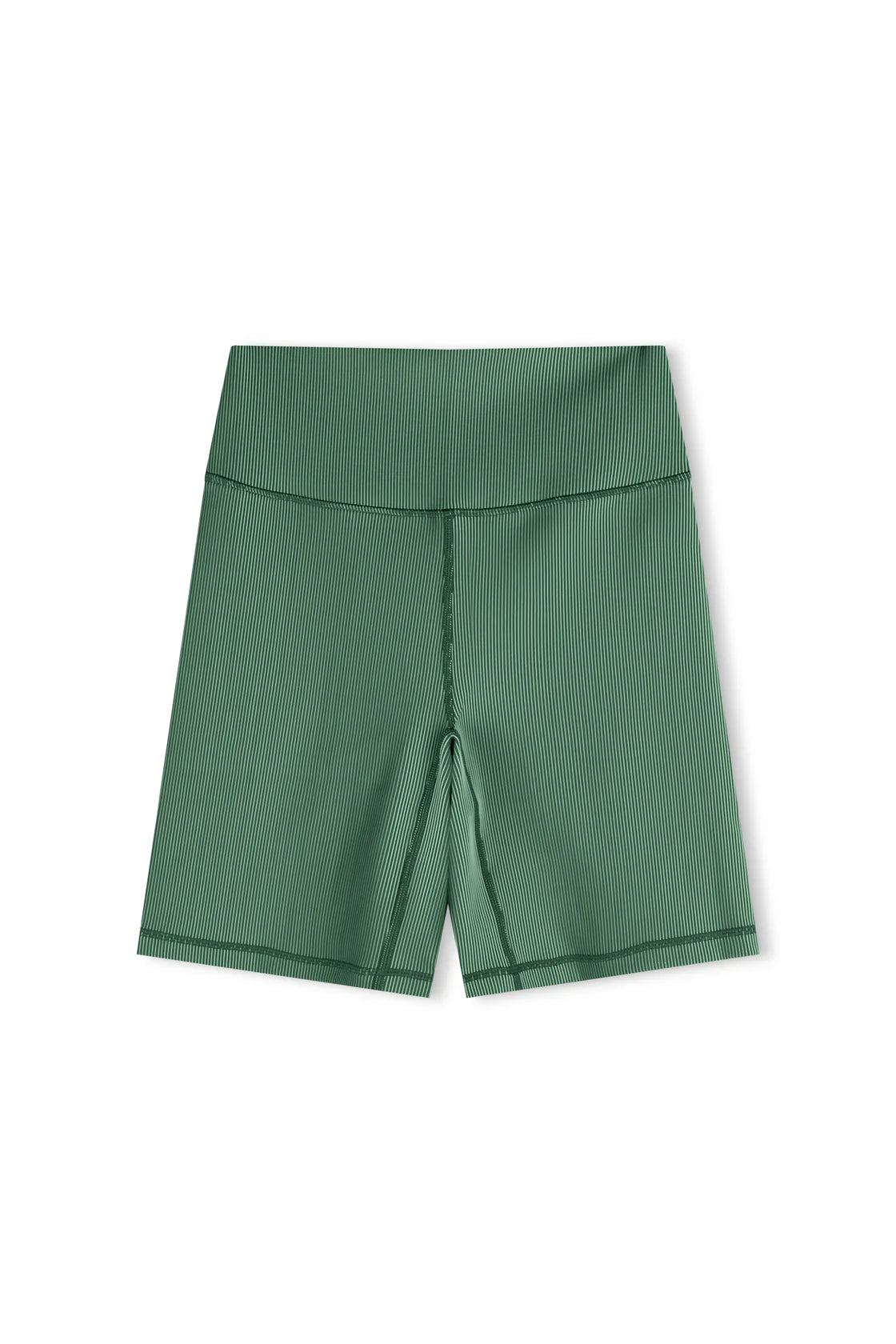 Stripe Rib 7 inch Bike Short - Tallow Green