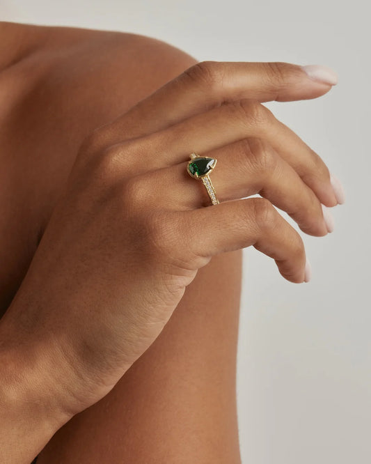 18k Gold Vermeil Soul Searching Ring