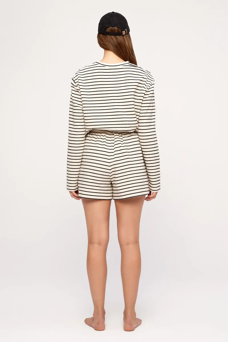 Jersey Sport Short - Black Stripe | Zulu & Zephyr AU