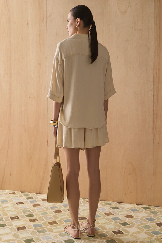 The Ayanna Shirt-Sand