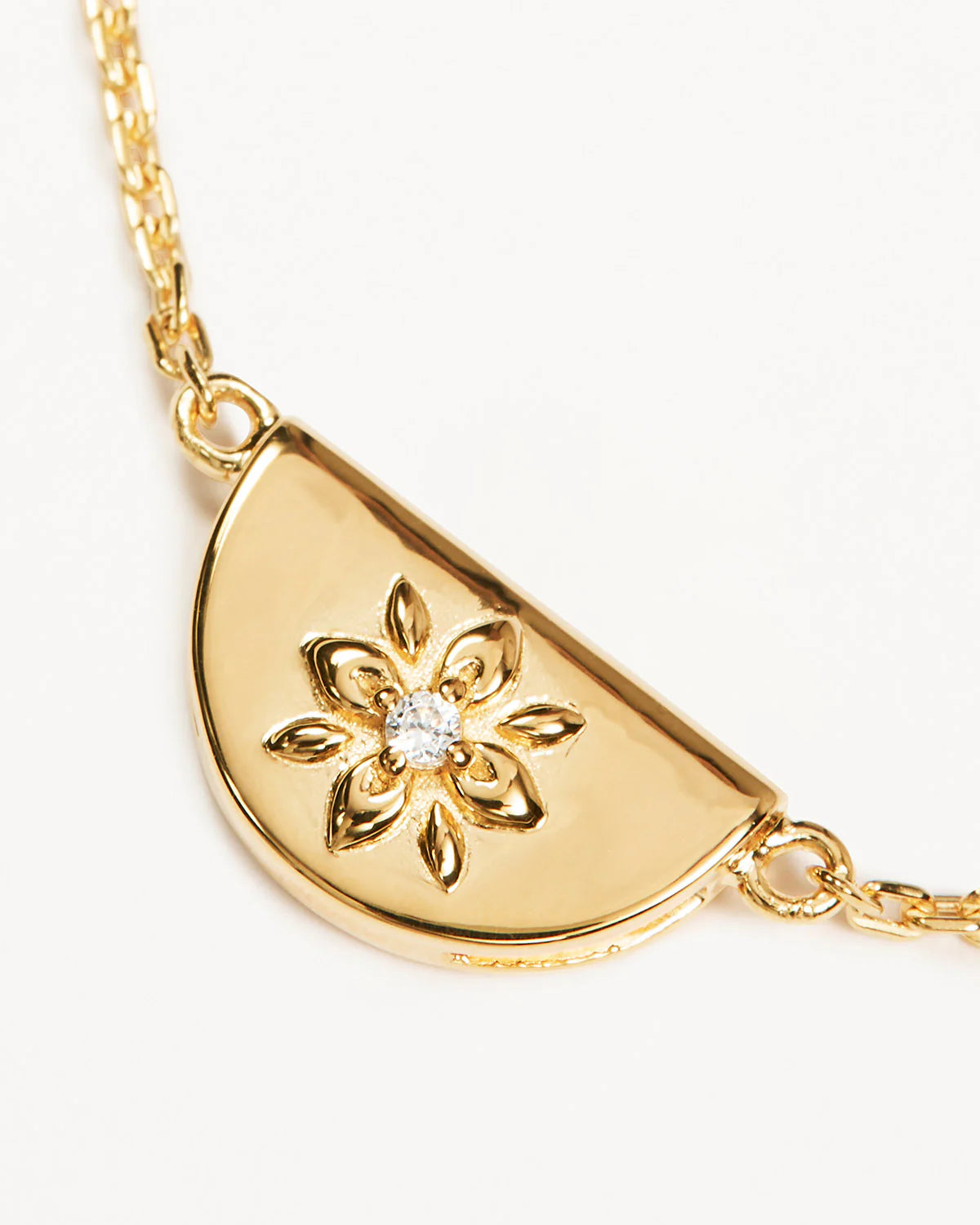 By Charlotte Lotus Bracelet - Gold Vermeil