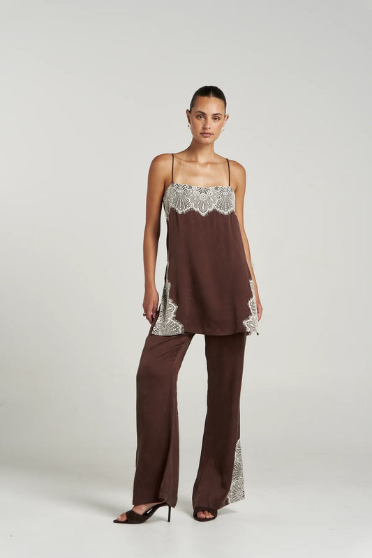 Florence Pant Espresso | Summi Summi Flared Pant