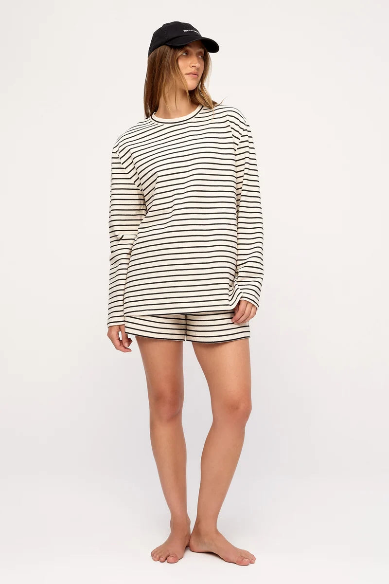 Jersey Sport Short - Black Stripe | Zulu & Zephyr AU