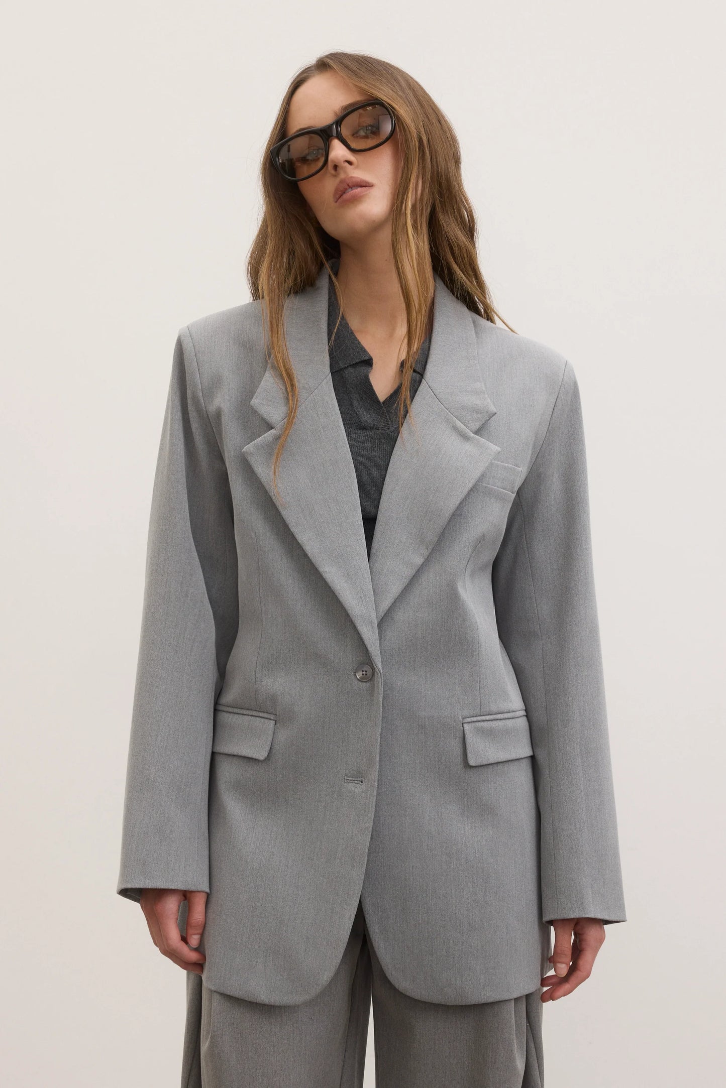 EVIE BLAZER - MOUSE