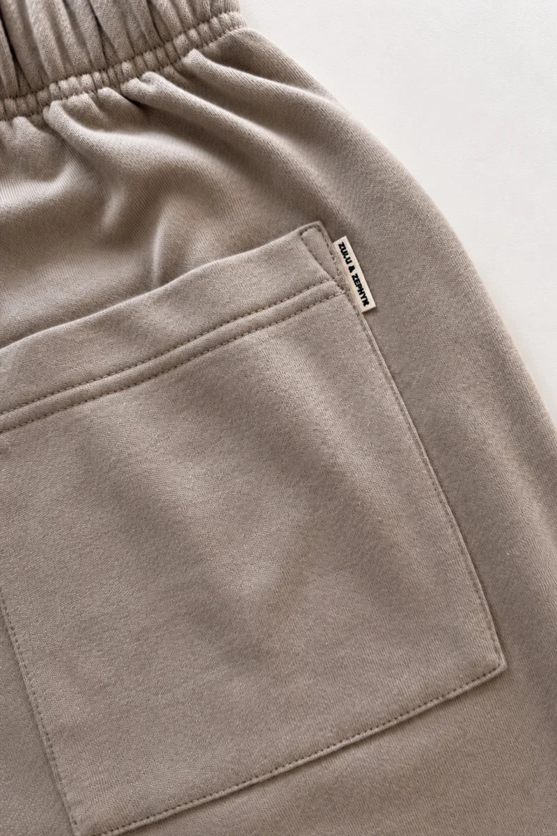Terry Sport Sweat Pant - Stone | Zulu & Zephyr AU