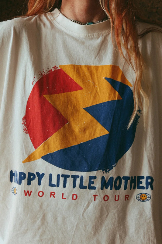 World Tour Tee | Vintage Graphic Tee | Happy Little Mother