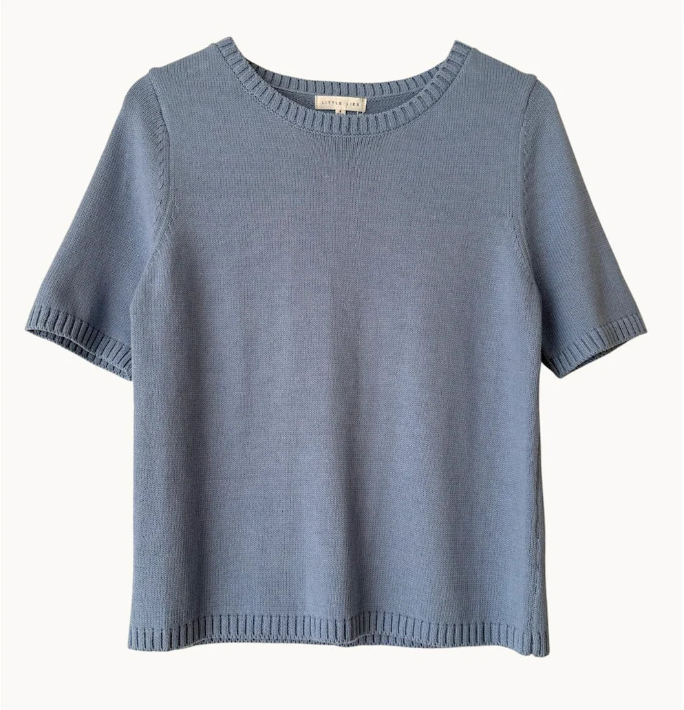 ROWIE KNIT TEE - Blue