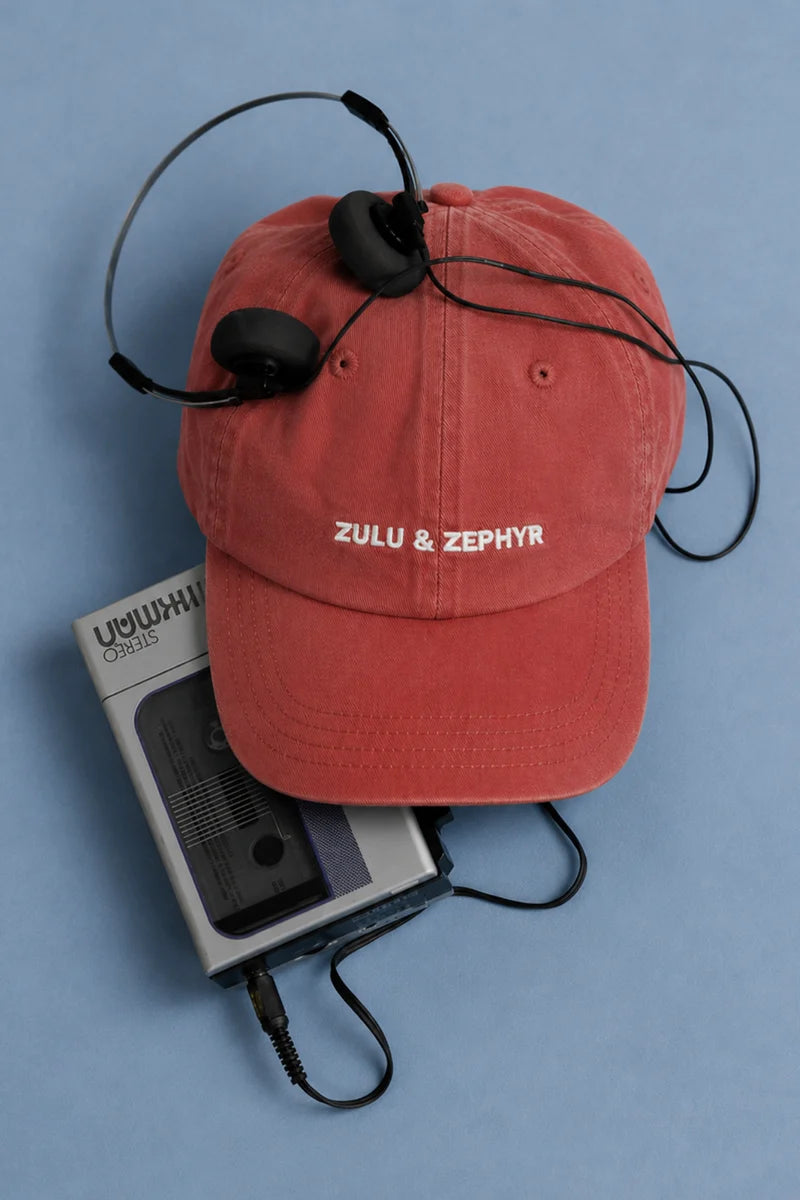 Zulu & Zephyr Canvas Cap - Red | Cotton Cap Australia