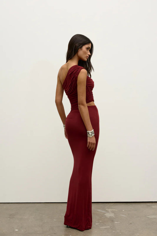 Ivy Maxi Dress-Wine