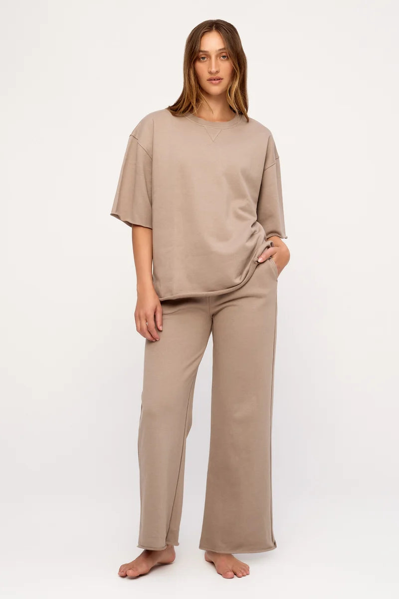 Terry Sport Sweat Pant - Stone | Zulu & Zephyr AU