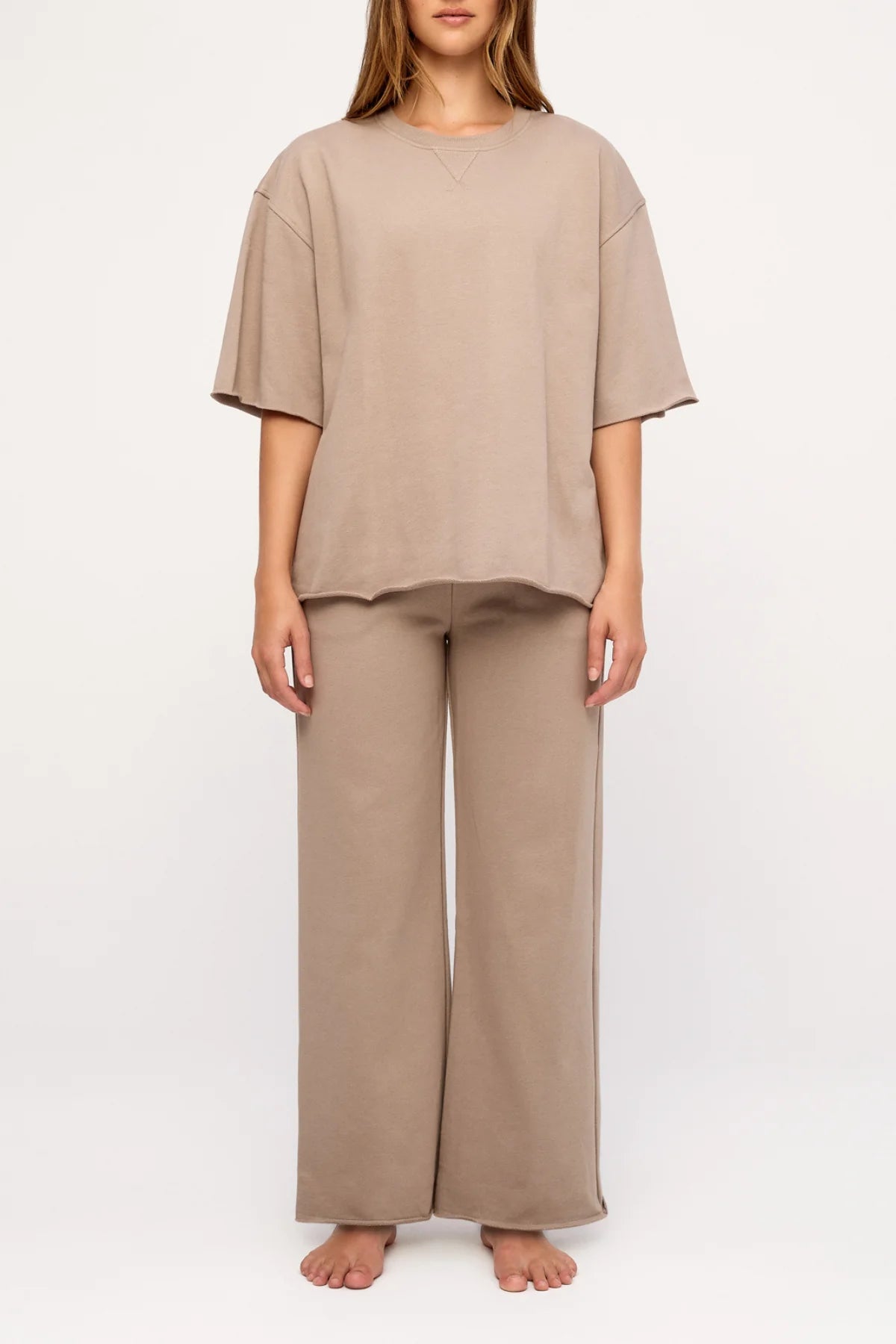 Terry Sport Sweat Pant - Stone | Zulu & Zephyr AU