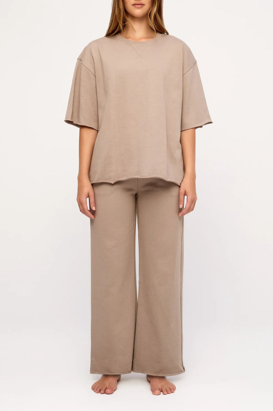 Terry Sport Sweat Pant - Stone | Zulu & Zephyr AU