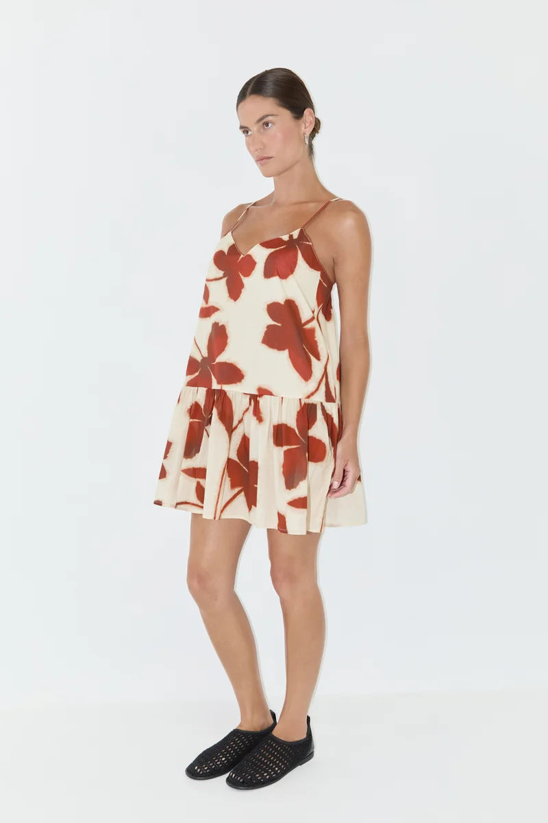 Cotton Mini Dress - Ruby Floral | Zulu & Zephyr AU