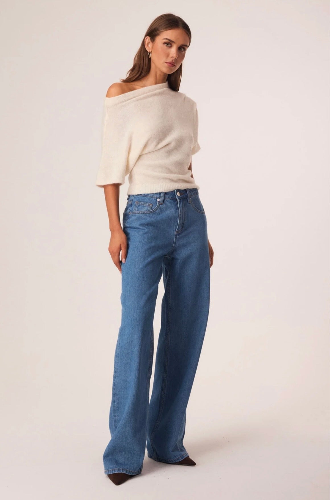 SNDYS Wilda Top | Off Shoulder Knit Top AU
