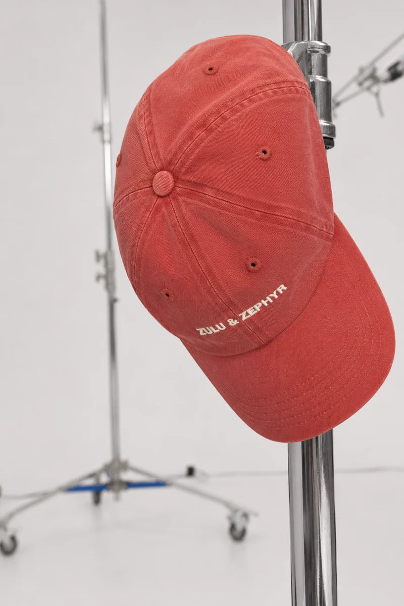 Zulu & Zephyr Canvas Cap - Red | Cotton Cap Australia