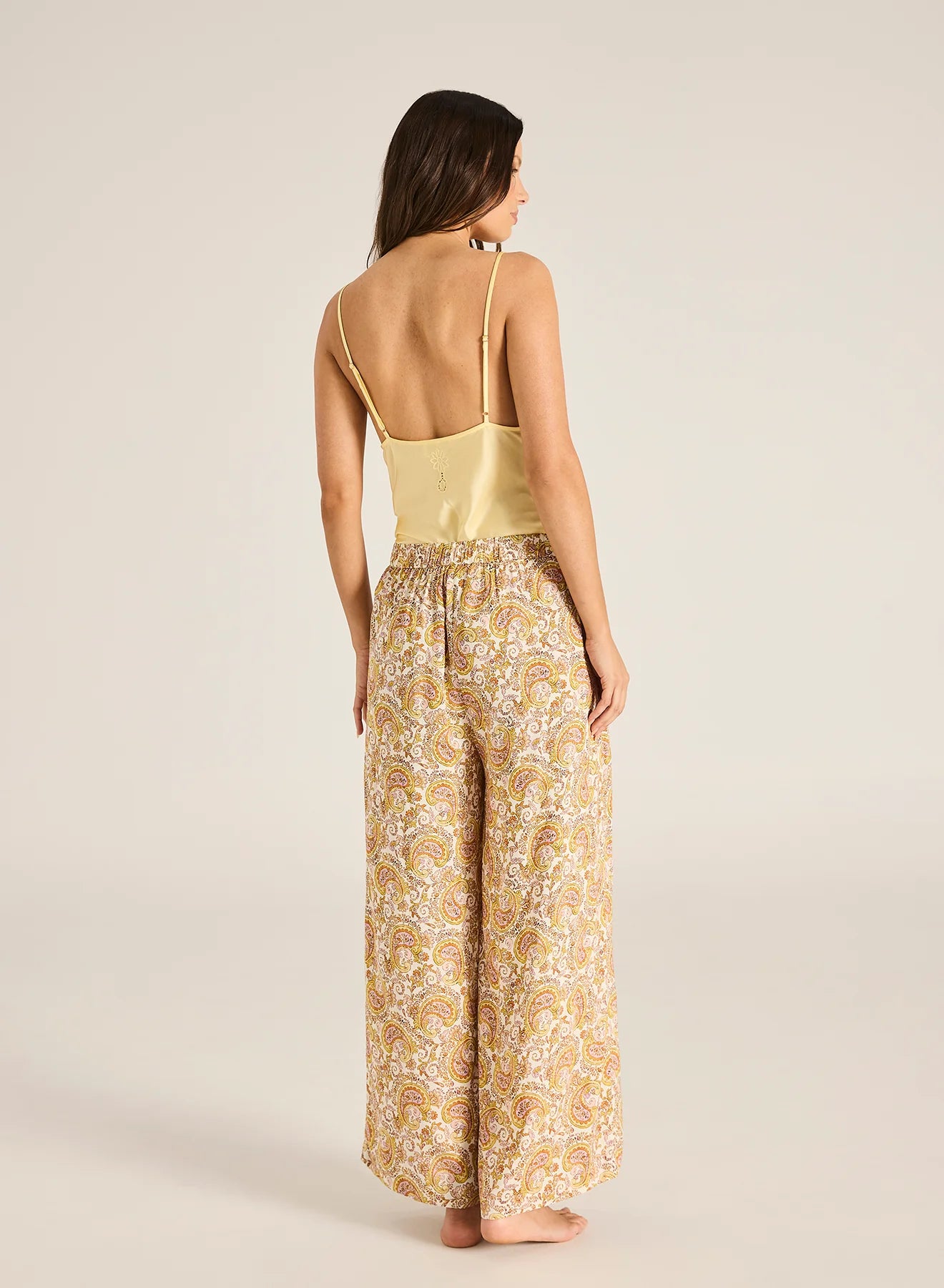 Tigerlily Calista Alanya Pant | Wide-Leg Viscose