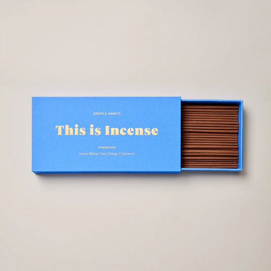 Immersion Incense Sticks | Woody Amber | Gentle Habits AU