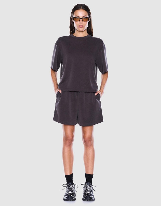 Ena Pelly Sana Relaxed Tee | Charcoal | Studio Row
