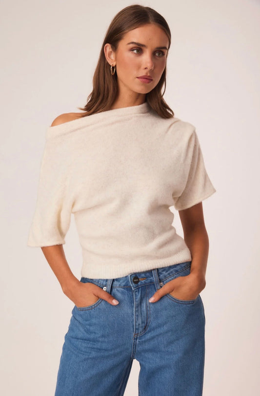 SNDYS Wilda Top | Off Shoulder Knit Top AU