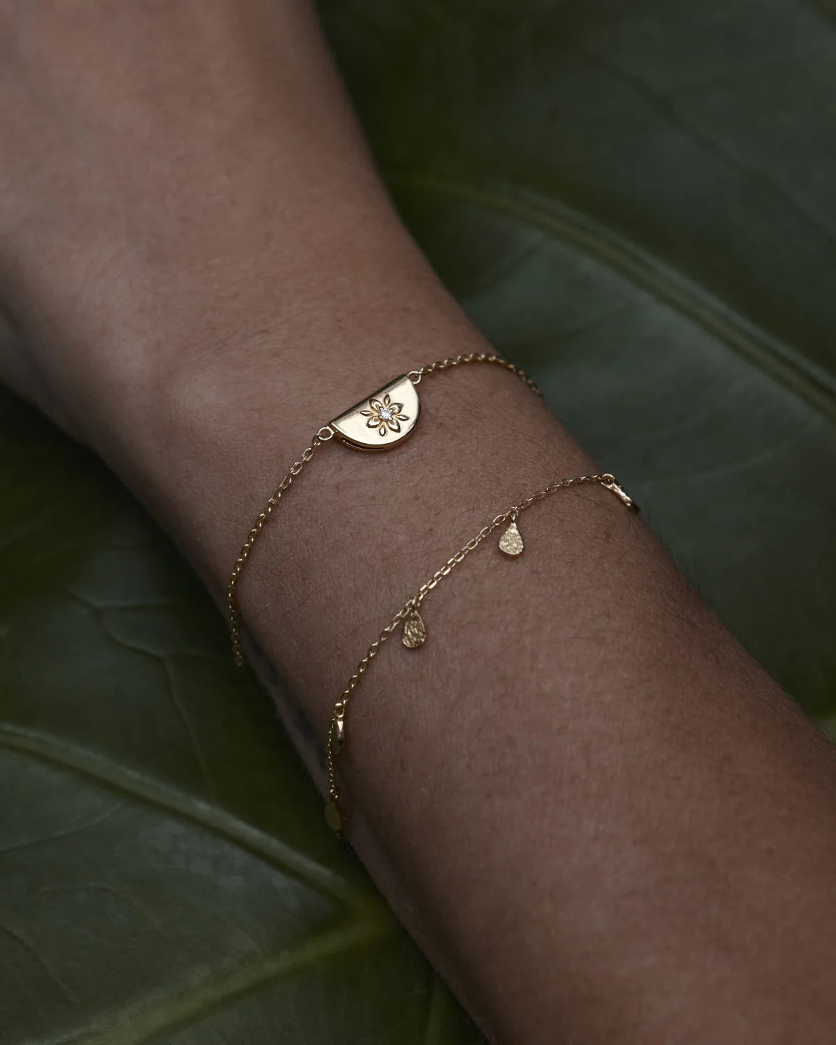 By Charlotte Lotus Bracelet - Gold Vermeil